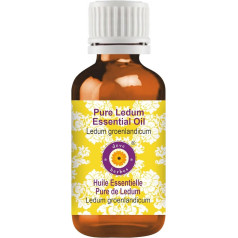 Deve Herbes Чистое эфирное масло багульника (Ledum Groenlandicum) паровой дистилляции натурального терапевтического качества 10 мл (033 унции)