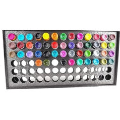 Держатель чашки чернил татуировки, 78 отверстий железной стены татуировки пигмента бутылки держателя дисплея стенда, пигмент татуировки о