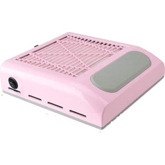 Staubabsaugung für nägel, Absorber mit abnehmbarem Filter, Nagel, einstellbare Geschwindigkeit, Saugen, Reinigen, Nagelvakuum, sammler, Maschine, Salon-Werkzeuge für Nagelstudio und Zuhause(Pink)