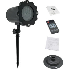 Schneefall Projektor Beleuchtung | 360-Grad-Rotations-Schneeflocken-Projektorbeleuchtung - Lampe für Einfahrt Garten Hochzeit Weihnachtsfeiertage Winter Außen und Innenbereich Dekoration