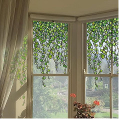 ChicSkin Оригинальный ручной росписью окна картины весна окна наклейки, столкновения избежать окна картины дети, весна зеленый жемчуг лозы го