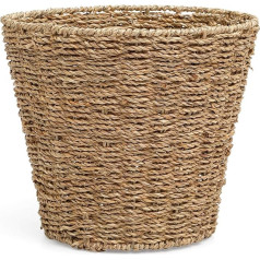 Arpan Плетеная корзина для мусора для спальни, кухни, ванной комнаты или офиса - мусорное ведро из сибирской травы - универсальная корзина для 