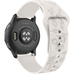 AK Для Garmin Venu 2 / Garmin Venu 3 / Vívoactive 4 / Forerunner 255 265 музыкальный браслет женщины мужчины 22 мм гравированные силиконовые браслеты замены для Garmin Venu 3 /