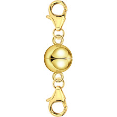 ALEXCRAFT Золотая Магнитная Застежка Двойная Застежка Лобстер, 14k Позолоченная Застежка Цепи, Большая Для Ожерелий, Браслетов, Соединительных 