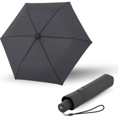 Knirps C.250 Light Duomatic Umbrella with Umbrella Bag, карманный зонт с функцией Duomatic, автоматическое открытие-закрытие, карманный зонт с кнопкой, автоматический 