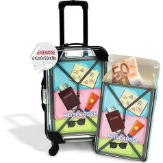 Подарок для денег | Чемодан для путешествий в миниатюре для денег в подарок на праздники | Фонд путешествий для подарка денег на путешестви
