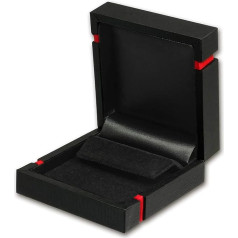 IMPPaC Jewellery Box Present Packaging Black Universal Gift Box 68 x 70 x 28 MM VE120
