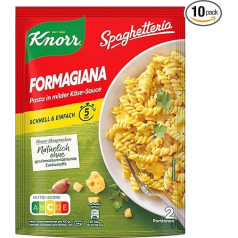 Knorr Spaghetteria Formagiana Pasta Готовое блюдо Вкуснейшее блюдо из макарон, готовое за 5 минут 10 х 163 мл