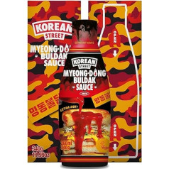 [Корейская улица] Корейский соус Булдак (340 г) - супер острый корейский соус для любителей острого - отлично подходит для заправки стола - сде