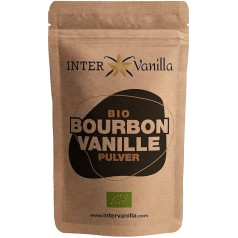 InterVanilla Organic Bourbon Vanilla Powder, 25 г Порошок бурбонской ванили Молотый порошок ванили с Мадагаскара. Молотая ваниль без добавок