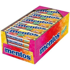 Ментос Фрукты, упаковка из 25 штук (25 x 112 г)