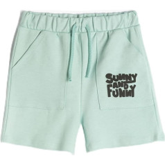 Шорты с карманами и принтом из хлопка