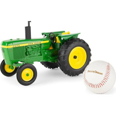 Трактор John Deere Special Edition Field of Dreams - масштаб 1:16 - в комплекте бейсбольный мяч с официальным логотипом Field of Dreams - игрушечные тракторы и бейсболь