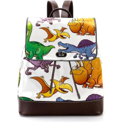 Динозавр крутые персонализированные школьные сумки книжные сумки для подростков, разноцветные, 27x12.3x32 см, рюкзаки-рюкзаки