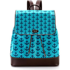 Морской синий персонализированные школьные сумки книжные сумки для подростков, разноцветные, 27x12.3x32 см, рюкзаки-рюкзаки