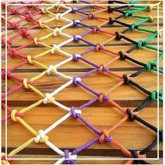 Сетка безопасности лестницы сетки веревки восхождения, сетка восхождения на открытом воздухе, красочная сетка груза, сетка восхождения де