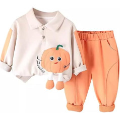 Малыш Мальчики Девочки Одежда Установить Тоддлер Набор Иностранный С Длинным Рукавом Рубашка Два Набор Младенческой Симпатичные Осенние 