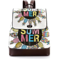 Ананас, летний, милый, настраиваемый, школьные сумки, сумки для книг для подростков, разноцветный, 27x12.3x32 см, рюкзаки-рюкзаки