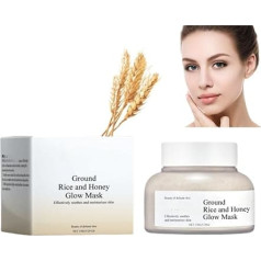 Светящаяся маска из гемахленемского рейса и хонига, пилинг-маска из гемахленемского рейса и хонига, фейхтигкейтспенденд, глатте хаут, verbesse