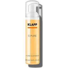 KLAPP Cosmetics - C Pure - Foam Cleanser - Очищающая пенка с бодрящим эффектом - для тщательного насыщенного очищения - Подходит для всех типов кожи - 200 мл