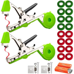 Машина для связывания растений, быстрая машина для связывания растений с 16 рулонами клейких лент + 20 000 скоб для овощей, винограда, огурцов, 