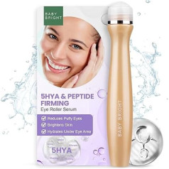 5HYA & Peptide Straffendes Augenroller-Serum, уменьшает желтизну кожи вокруг глаз, светится, убирает шею, увлажняет кожу вокруг глаз - 1 упаковка