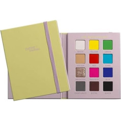 Neve Cosmetics ArtDiary Palette, 12 прессованных пигментов для каждого цвета и макияжа | The Masterclass Palette