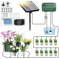PChero Солнечная система орошения с таймером, автоматический капельный полив шланга Система капельного орошения для наружного балкона сад р