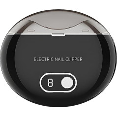 Электрические кусачки для ногтей, электрические автоматические кусачки для ногтей с ЖК-дисплеем, кусачки для ногтей с 3 скоростями, фиолет