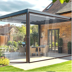 BeGrit прозрачный брезент с люверсами брезент водонепроницаемый прозрачный брезент 2 м х 6 м погодоустойчивый складной брезент брезент патио 