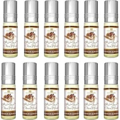 Prime Genuine Attar Oil Perfume Fragrance Alcohol Free Halal 6-ML Top Quality 6 ml x 12 PCS (Pack of 12) (CHOCO-MUSK)