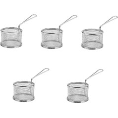 Упаковка из 5 корзин для древесного угля для угольных горелок Держатель угля для гриля Корзина для сжигания древесного угля Кемпинговая ко