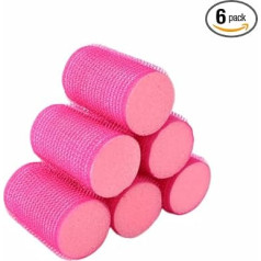 6 шт. поролоновые бигуди для волос Бигуди для волос для женщин и девочек (случайный цвет)