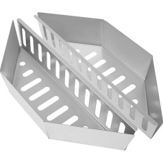 Kohlekörbe 2Pcs Holzkohle Korb Halter Grill Grillen Holzkohle Halter Heavy Duty Holzkohle Grill Wärme Widerstand Holzkohle Kraftstoff Halter FüR Hitze