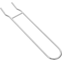 Решетка для шампуров из нержавеющей стали Grill Clip Pizza Pan Gripper Grill Lifter BBQ Clamp Spatula Round Grill Grate Grill Handle Tool for Lifting Cooking Grates Stainless Steel