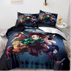 Постельное белье Demon, Детское постельное белье Demon 200 x 135, Наволочка Demon 80 x 80 см, 2 шт, Детское постельное белье Anime, Детское постельное белье Demo
