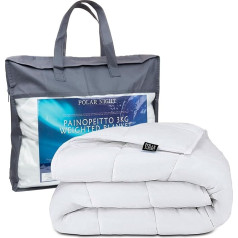 Утяжеленное одеяло для взрослых 135 x 200 см, 9 кг - Утяжеленное одеяло для глубокого сна, тяжелое одеяло, терапевтическое одеяло из 100% хлопка, о