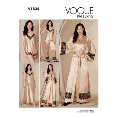 Vogue Patterns V1834B5 Женская одежда для сна B5 (34-40) Бумага