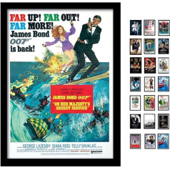 Джеймс Бонд Служба Ее Величества A3 в рамке