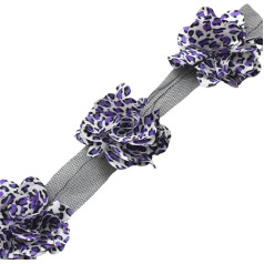 10 Ярдов Кружева Отделка 5.7 см Широкий Леопард Дизайн 3D Цветочные Кружева Граница DIY Отделка, Ремесло Декоративные Ленты DIY Ремесло Декорати