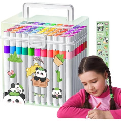 Generic Kids Colouring Pencils - Acrylic Paint Marker Set For Kids, Long Lasting Waterproof Pencils For Toddlers School Travel Adults Girls Colouring Activities