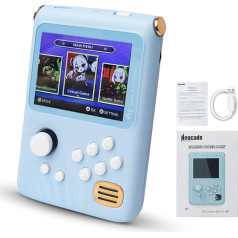 Ретро-консоль NEOCADE, 300 лицензионных классических игр, 3,2-дюймовый HD-экран, аккумулятор емкостью 5000 мАч