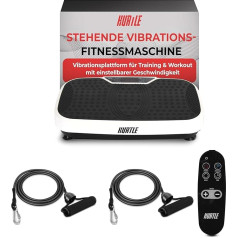Hurtle Vibrationsplatte, Rüttelplatte Sport für Zuhause, Vibro Shaper, Vibrationsboard- für Ganzkörpertraining, Fettverbrennung, Muskelaufbau-Massagegerät, Fitness Training, Anti Rutsch, Fernbedienung