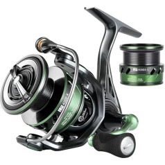 WR3X Serie 5.2:1 9+1BB Angelrollen Kohlefaser Power Rotor Ultraleichte Spinnrolle für Süßwasser-Angelrolle und Ersatzspule 2500 Serie