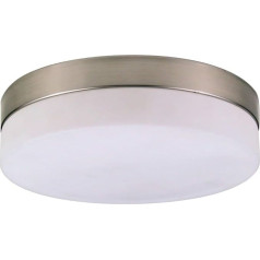 Потолочный светильник Globo E27 40 Вт 230 В 2 x Стекло опаловое никель матовое
