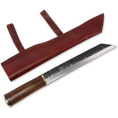 Viking Sax Scrama с заточкой в кожаных ножнах