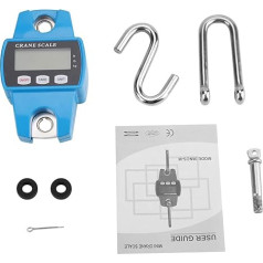 Подвесные цифровые крановые весы, 300 кг, нержавеющая сталь, небесно-голубой, подвесные крановые весы, цифровые промышленные крюковые весы, 