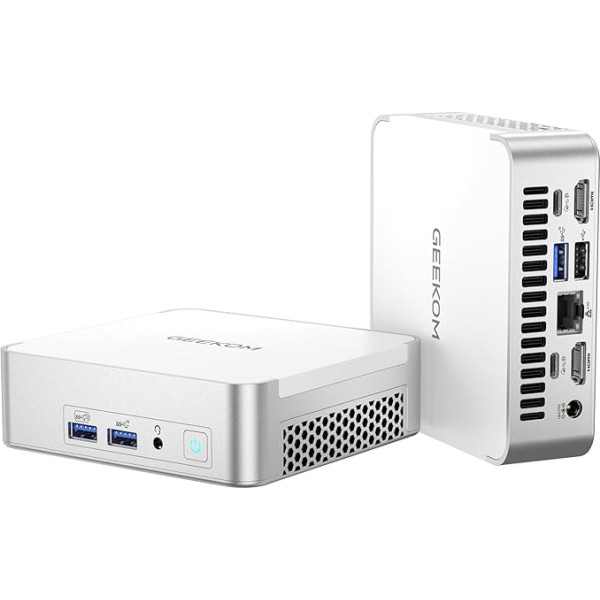 GEEKOM XT12 Pro Mini PC, Intel i9-12900HK (14 ядер, 20 потоков, 24 МБ кэша, 5,0 ГГц) NUC Desktop PC, Wi-Fi 6E Mini Computer, 32 ГБ DDR4 Windows 11 Pro 1TB Mini NUC Computer, 2 x USB4 | 8K UHD