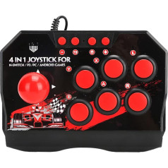 Arcade Fight Stick, Проводной Аркадный Джойстик Универсальный Портативный Аркадный Бойцовский Палка Компьютерная Игра Контроллер Аксессуары для 