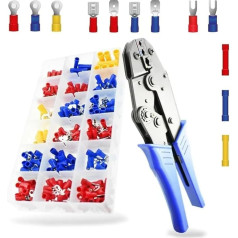 HUJWLBWF 300pcs Boxed холодный терминал B Тип комбинации + обжимной инструмент провода разъемы терминал Eletrico провода обжимной разъем